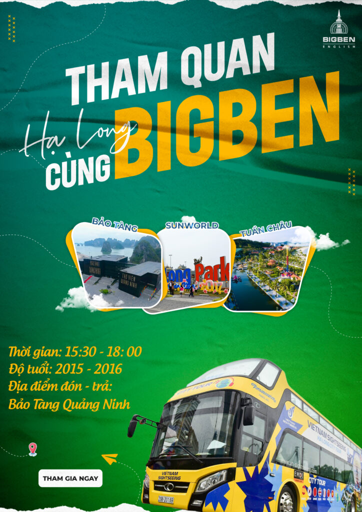 Chương trình ngoại khóa BigBen City Bus - Nào Mình Cùng Lên Xe Buýt!